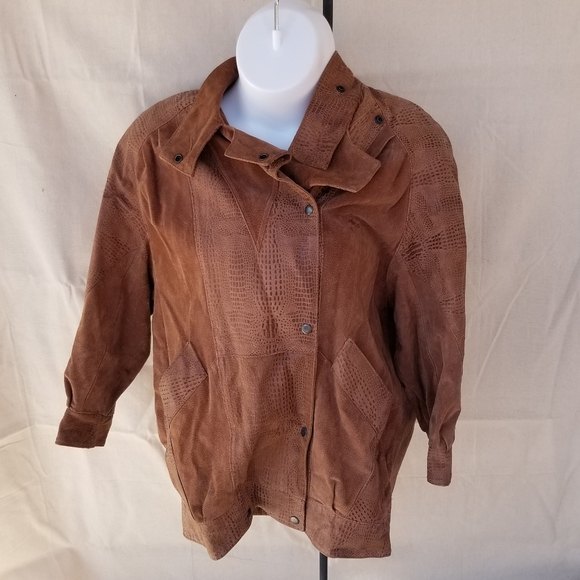 Avant Brown leather Jacket - Picture 1 of 6